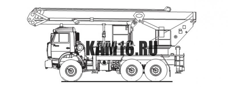 Автогидроподъемник ПСС-141.28Э (АПТ-28)