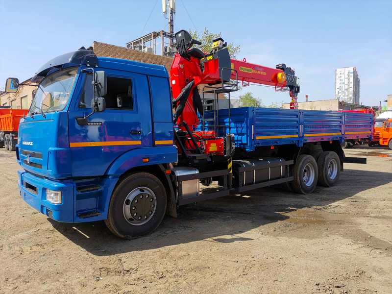 КамАЗ 65117 с КМУ PALFINGER INMAN IT150 (6590-38022) Спецтехника КАМАЗ