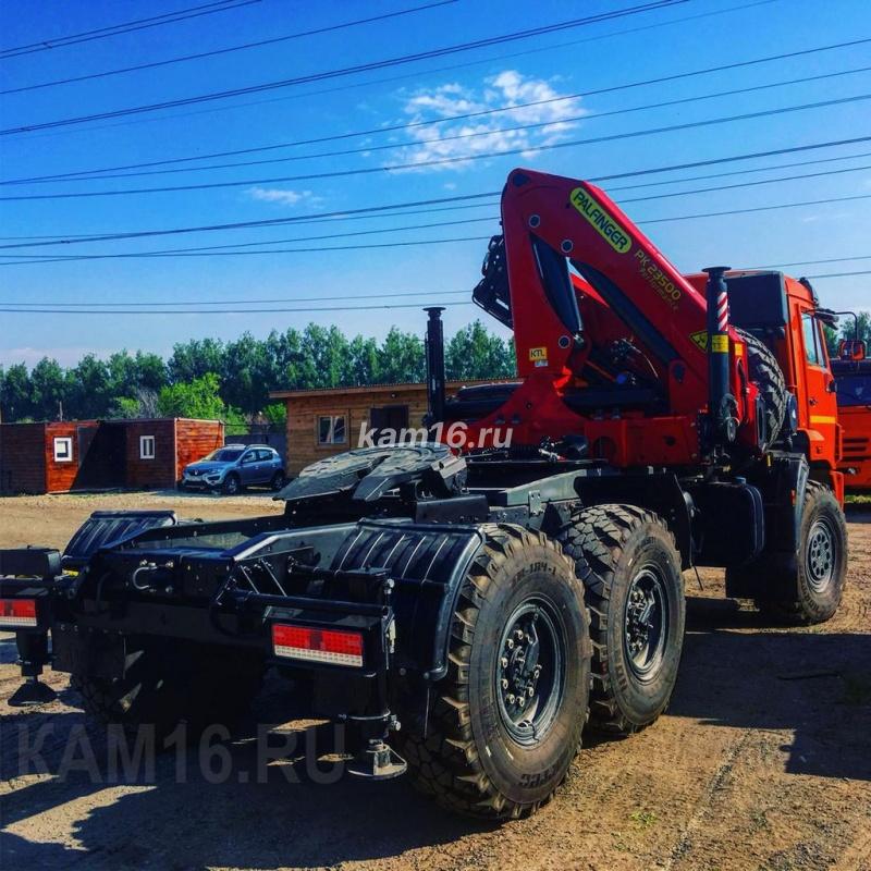 КАМАЗ 43118 тягач с КМУ Palfinger 23500B