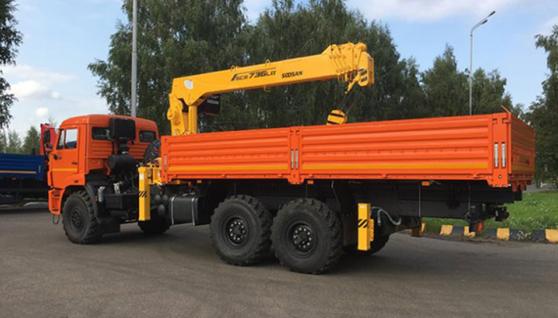 КамАЗ 43118 с КМУ АПС SCS736L Спецтехника КАМАЗ