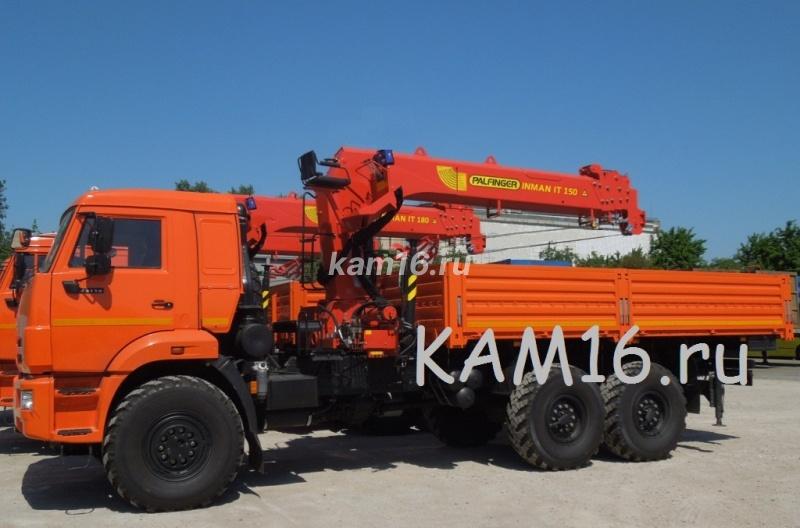 КАМАЗ 43118 с кму Palfinger Inman IT 150